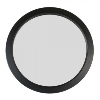 Circular Black Round Mirror - 63cm